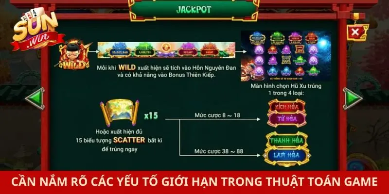 Cần nắm rõ các yếu tố giới hạn trong thuật toán game